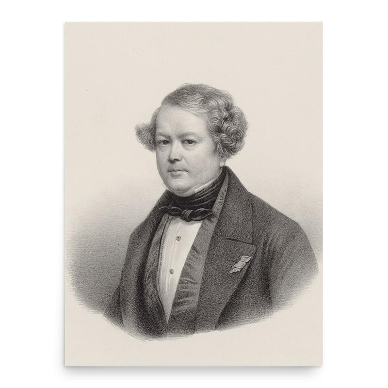 Auguste Mathieu Panseron poster print, in size 18x24 inches.