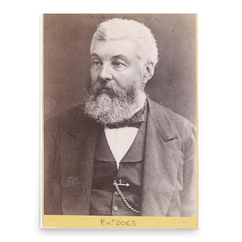 Auguste Pomel poster print, in size 18x24 inches.