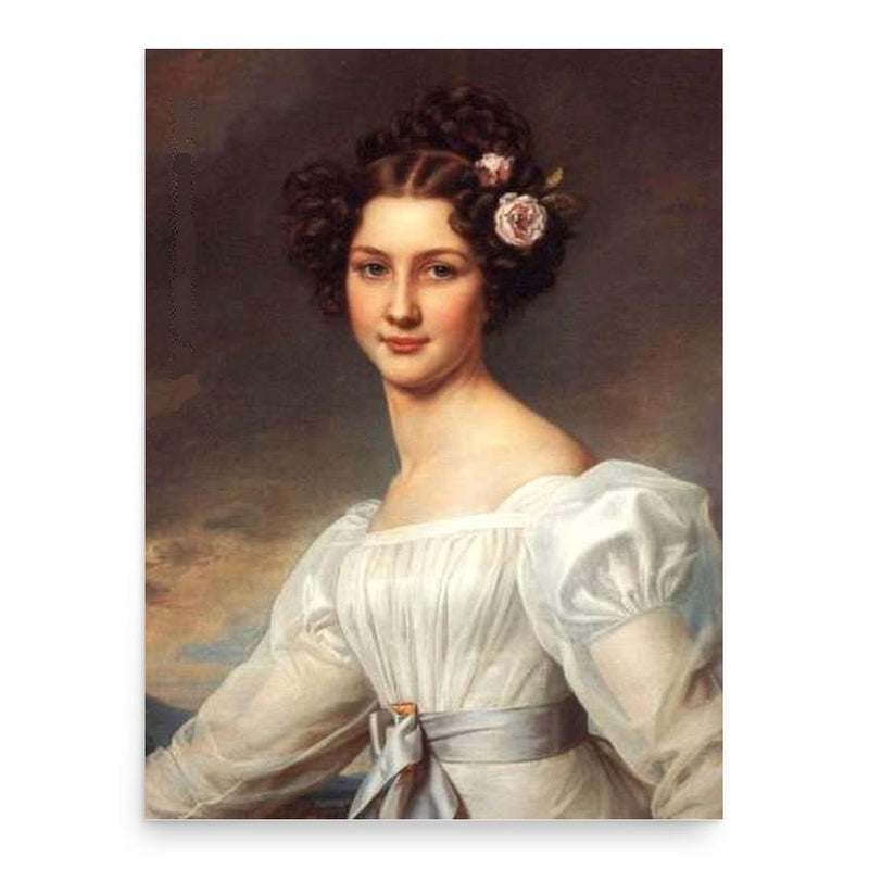 Auguste Strobl poster print, in size 18x24 inches.