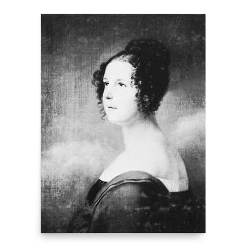 Auguste of Anhalt-Dessau poster print, in size 18x24 inches.