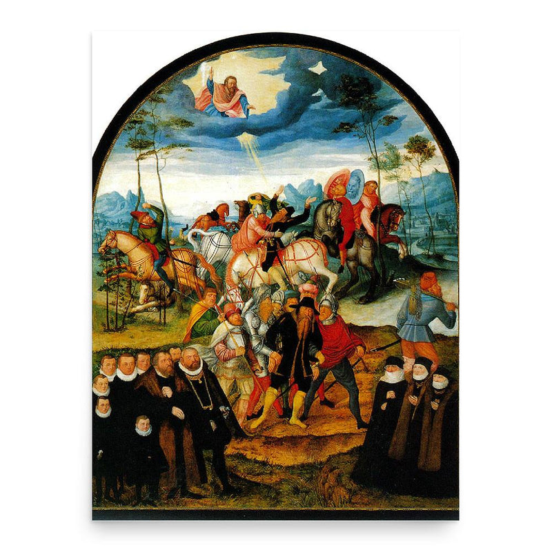Augustin Cranach poster print, in size 18x24 inches.
