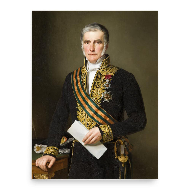 Augustin Dumon-Dumortier poster print, in size 18x24 inches.