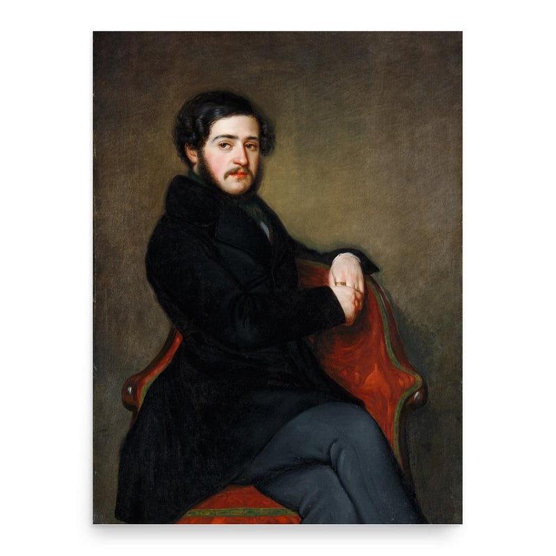 Augustin Emil Hofmann von Hofmannsthal poster print, in size 18x24 inches.