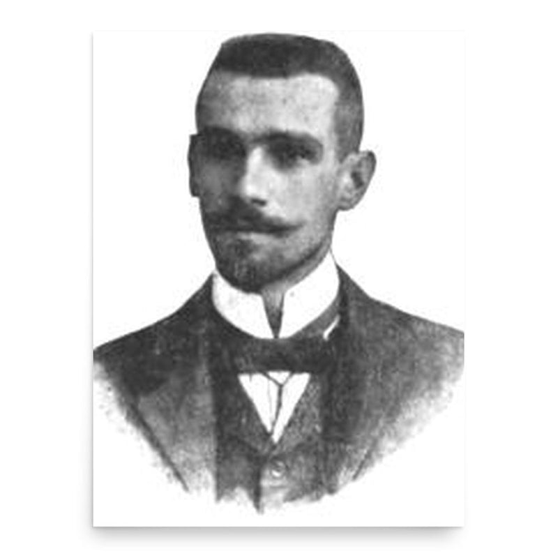 Augustin Neumann poster print, in size 18x24 inches.