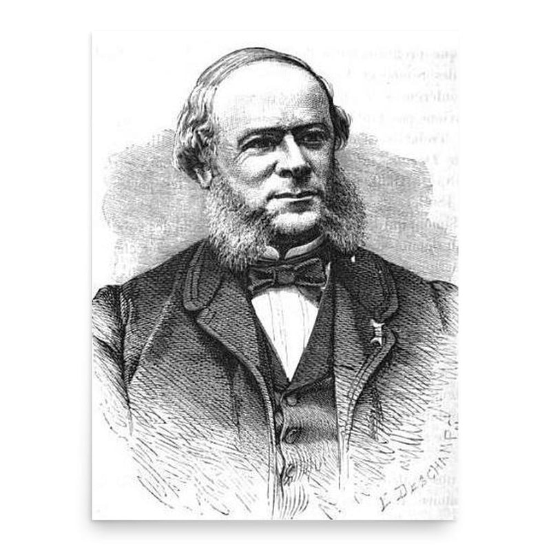 Augustin Pouyer-Quertier poster print, in size 18x24 inches.