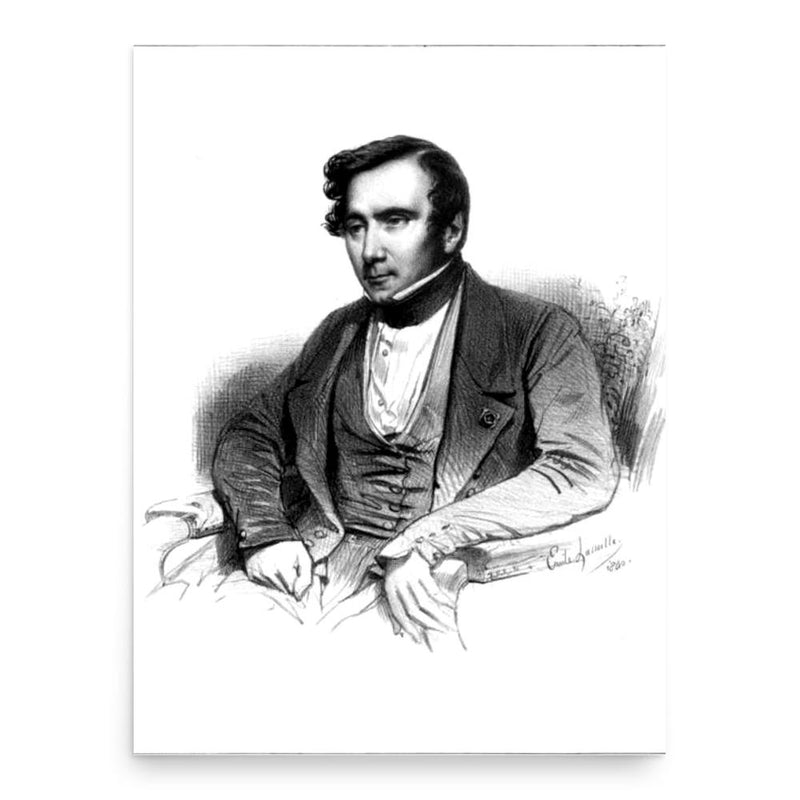 Augustin Thierry poster print, in size 18x24 inches.