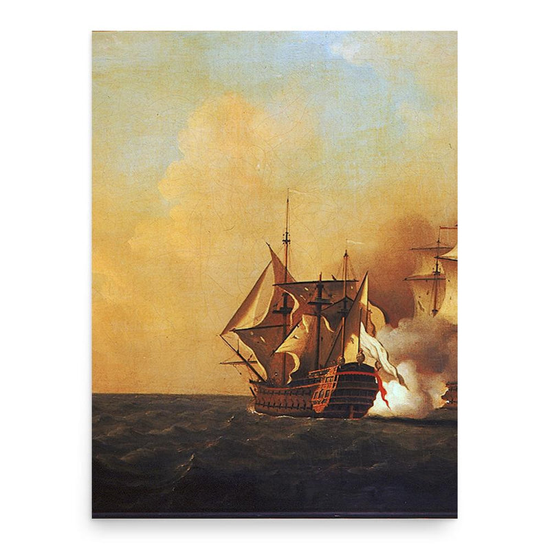 Augustin de Boschenry de Drucour poster print, in size 18x24 inches.