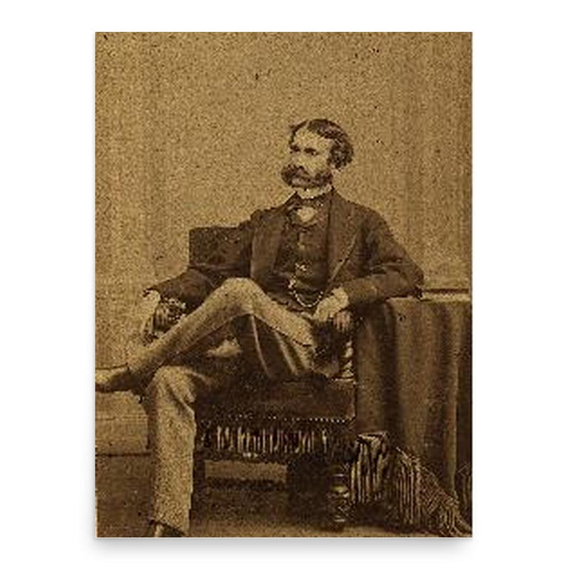 Augustine Heard II poster print, in size 18x24 inches.