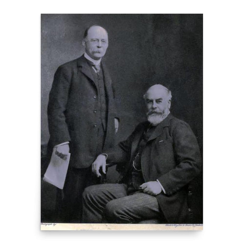 Augustine Henry poster print, in size 18x24 inches.