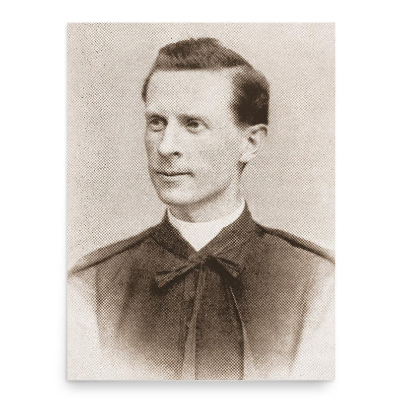 Augustine Schulte poster print, in size 18x24 inches.