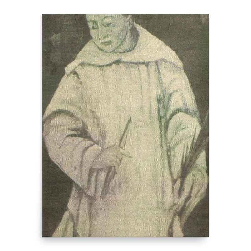 Augustine Webster poster print, in size 18x24 inches.