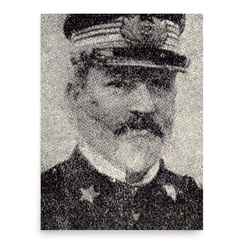 Augusto Aubry poster print, in size 18x24 inches.