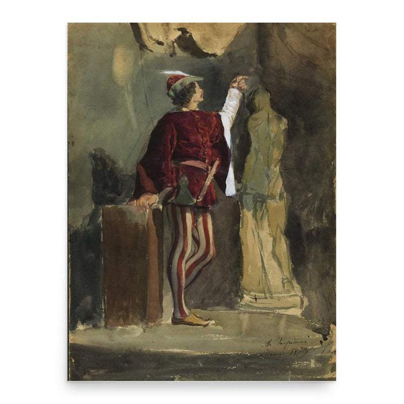 Augusto Bompiani poster print, in size 18x24 inches.