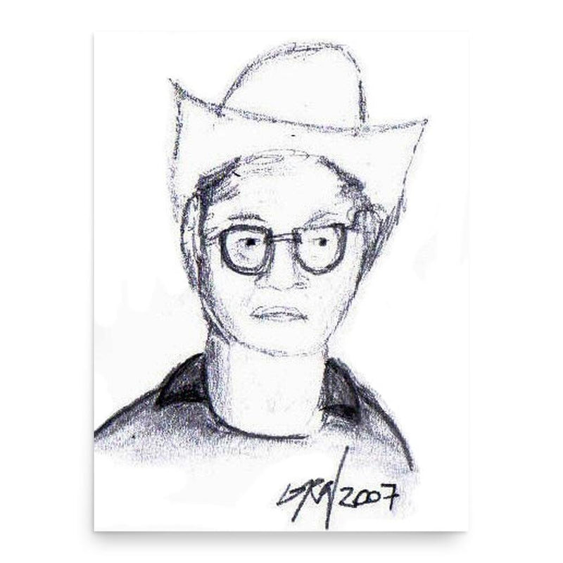 Augusto Bracca poster print, in size 18x24 inches.