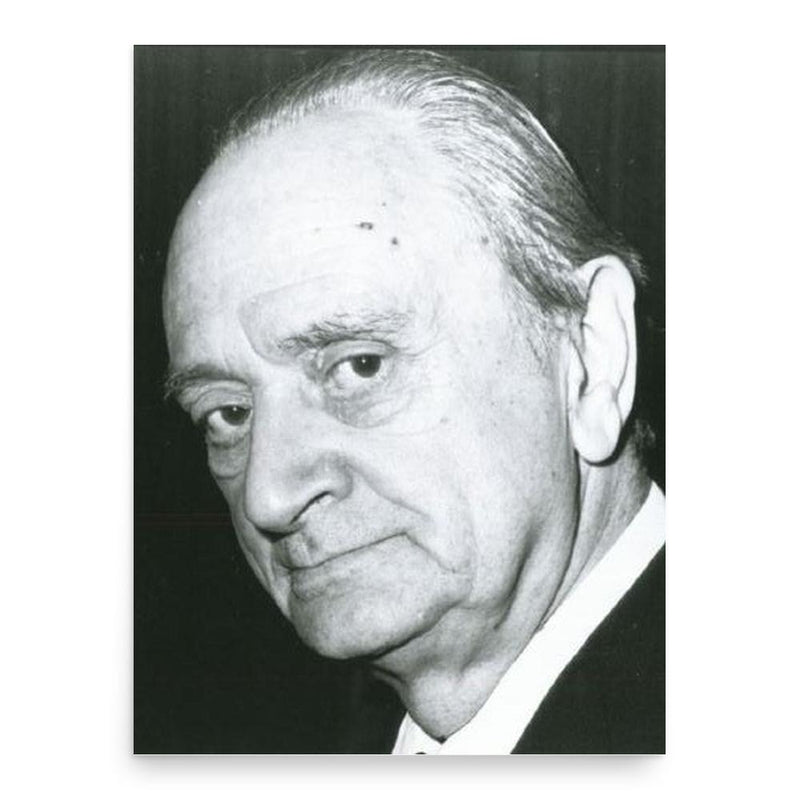 Augusto Del Noce poster print, in size 18x24 inches.