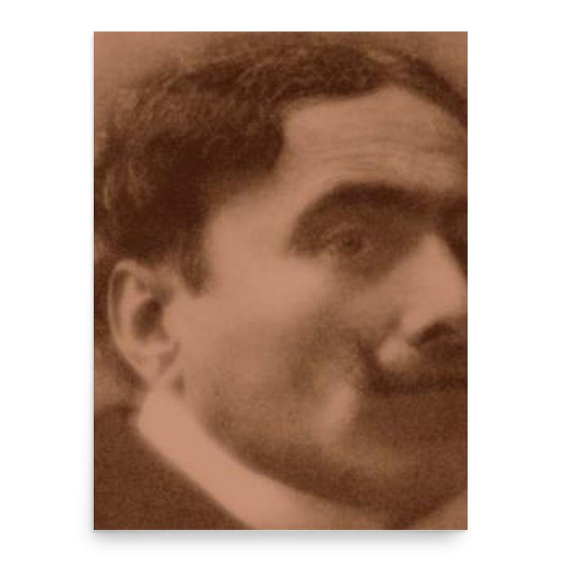 Augusto Gil poster print, in size 18x24 inches.