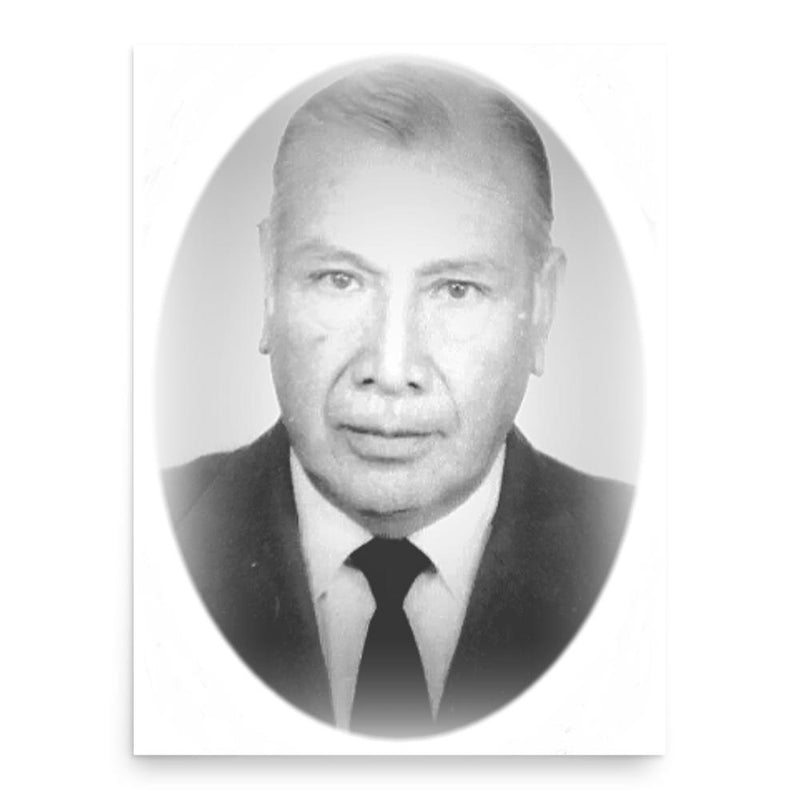 Augusto Huaman Velasco poster print, in size 18x24 inches.