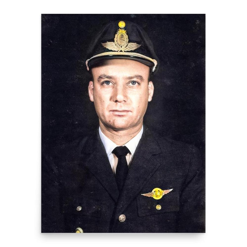 Augusto Hughes poster print, in size 18x24 inches.