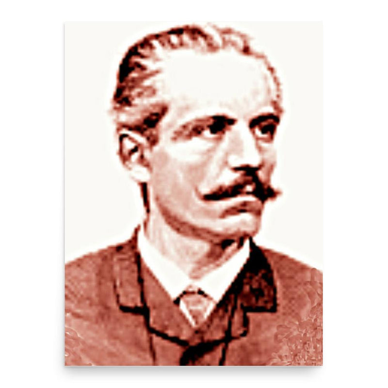 Augusto Murri poster print, in size 18x24 inches.