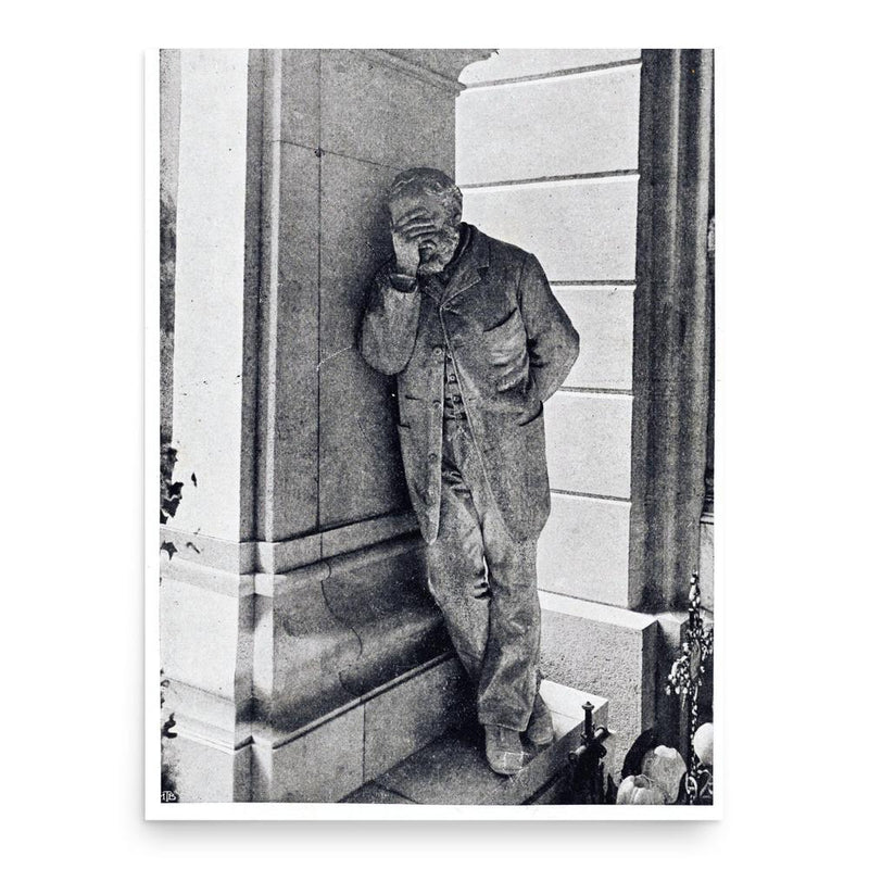 Augusto Rivalta poster print, in size 18x24 inches.