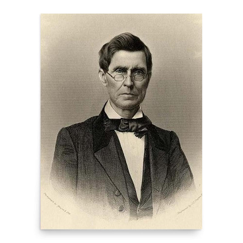 Augustus Baldwin Longstreet poster print, in size 18x24 inches.