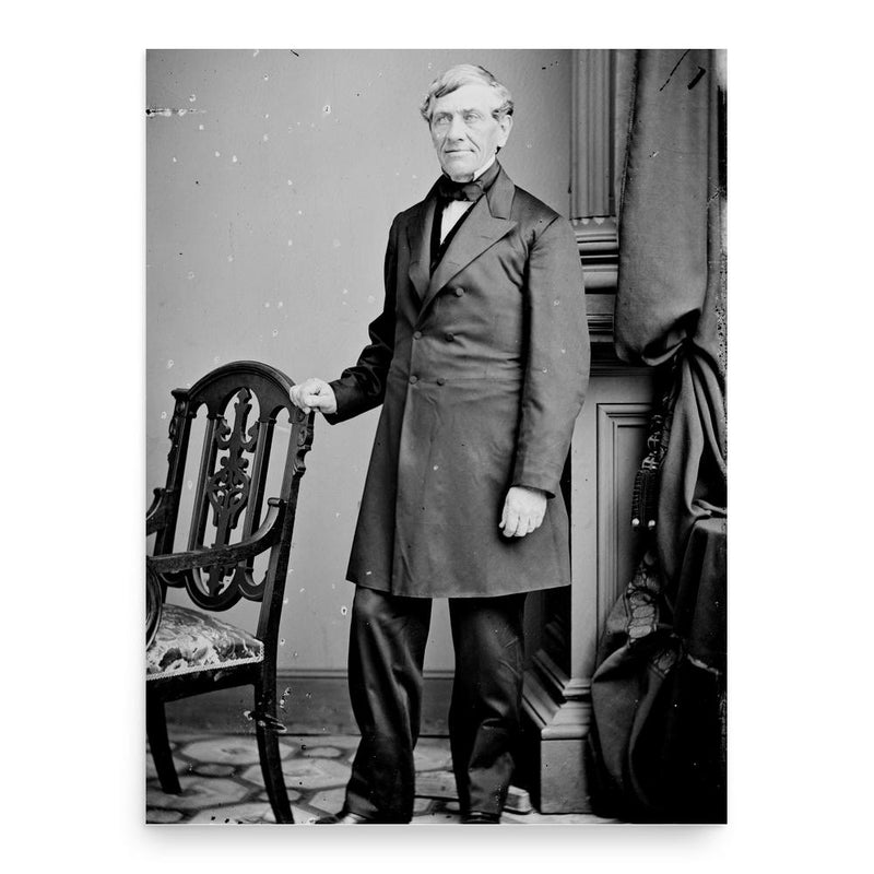 Augustus Bradford poster print, in size 18x24 inches.