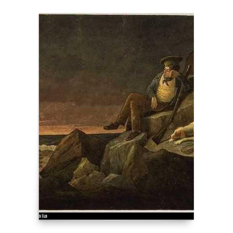 Augustus Earle poster print, in size 18x24 inches.