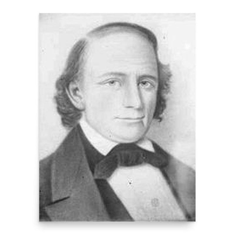 Augustus Garrett poster print, in size 18x24 inches.