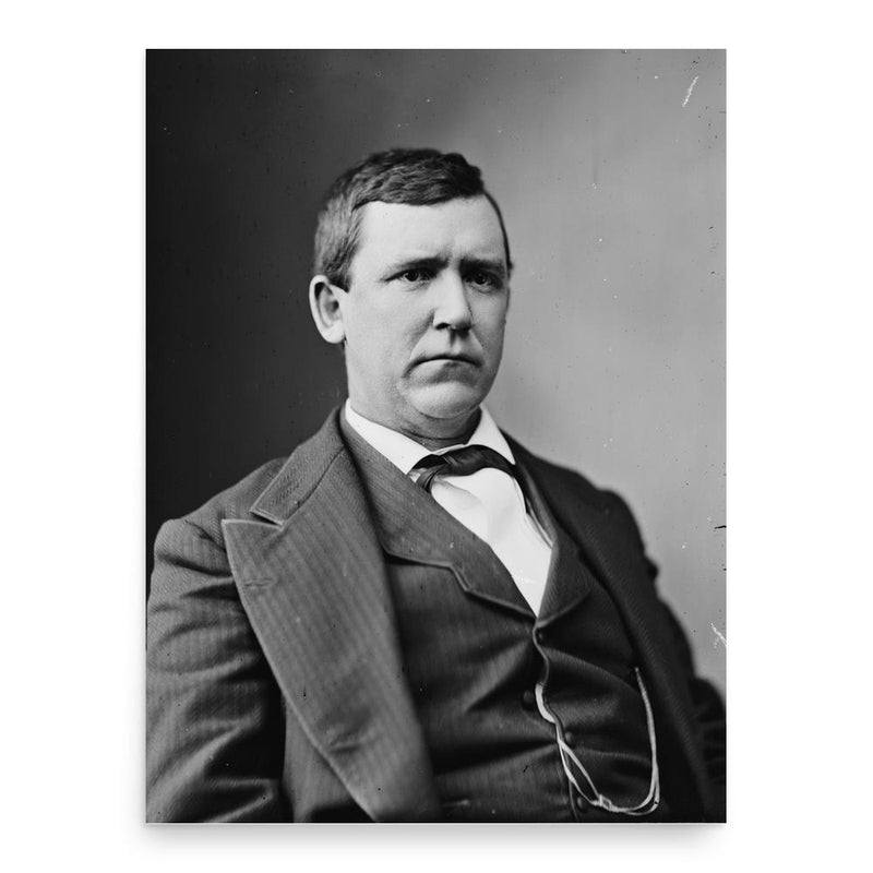 Augustus Hill Garland poster print, in size 18x24 inches.