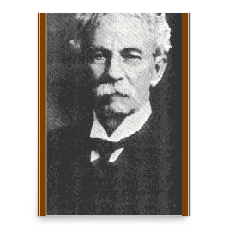 Augustus Hopkins Strong poster print, in size 18x24 inches.