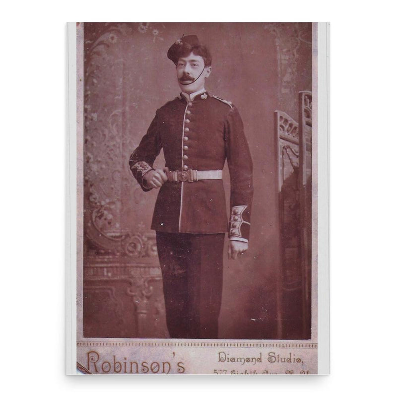 Augustus Meyers poster print, in size 18x24 inches.