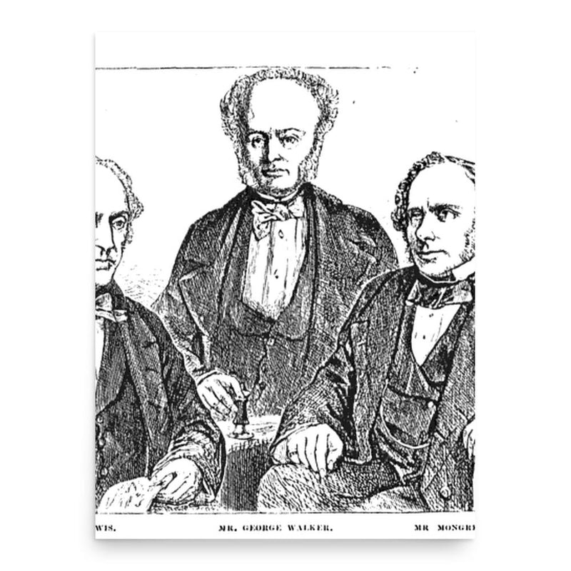 Augustus Mongredien poster print, in size 18x24 inches.