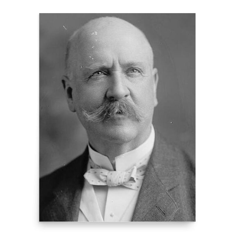 Augustus Octavius Bacon poster print, in size 18x24 inches.