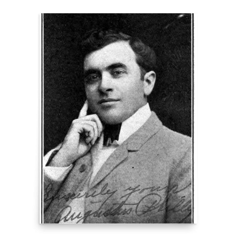 Augustus Phillips poster print, in size 18x24 inches.