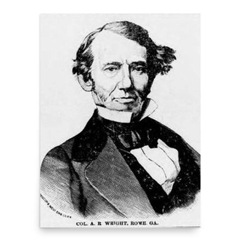 Augustus Romaldus Wright poster print, in size 18x24 inches.