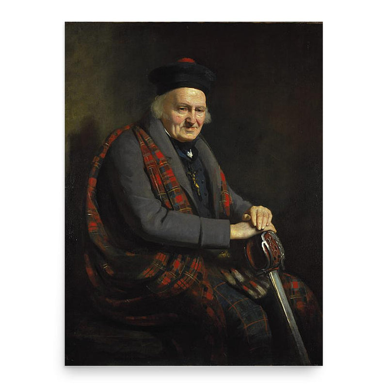 Auld Dubrach poster print, in size 18x24 inches.