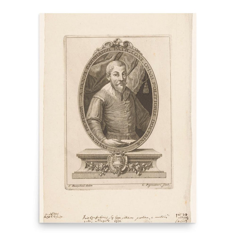 Aulo Giano Parrasio poster print, in size 18x24 inches.