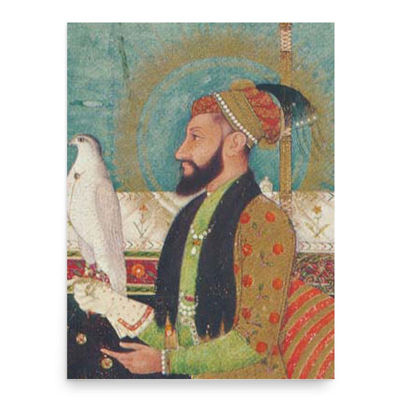 Aurangzeb poster print, in size 18x24 inches.