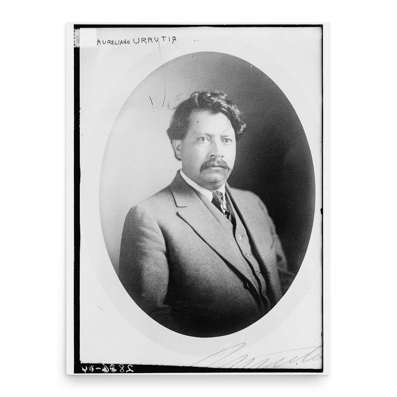 Aureliano Urrutia poster print, in size 18x24 inches.