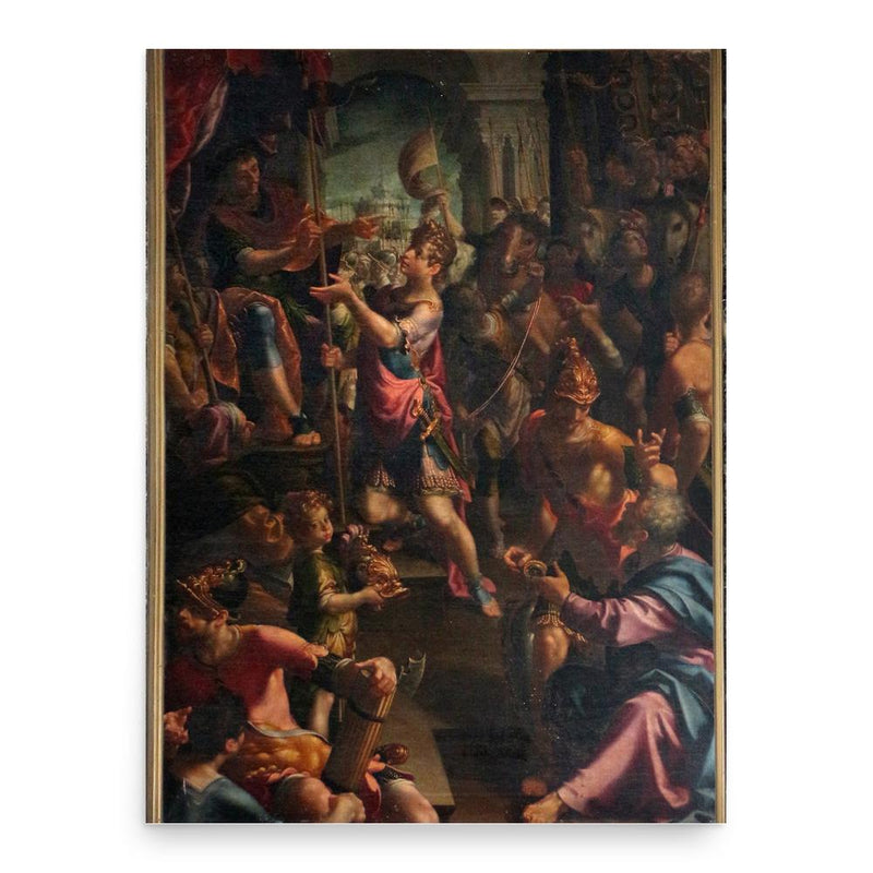 Aurelio Lomi poster print, in size 18x24 inches.