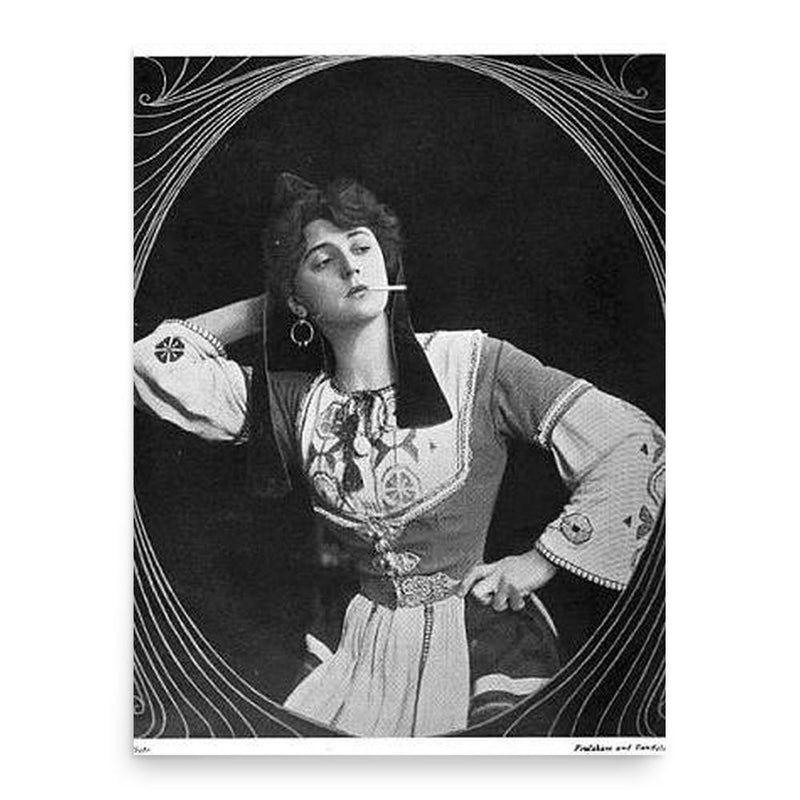 Auriol Lee poster print, in size 18x24 inches.