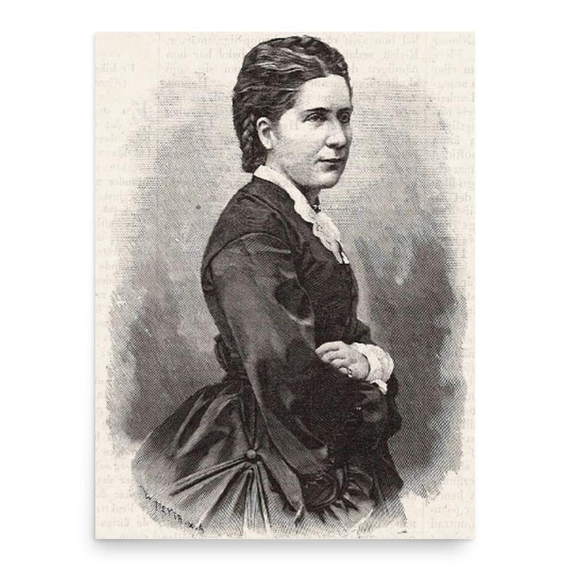 Aurore von Haxthausen poster print, in size 18x24 inches.