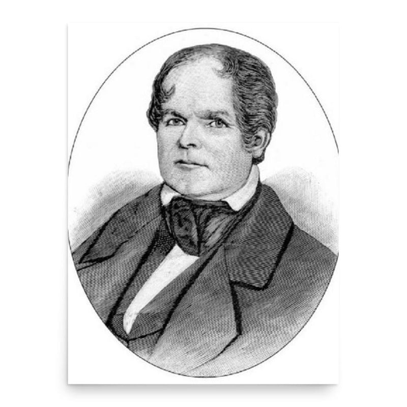 Austin Eli Wing poster print, in size 18x24 inches.