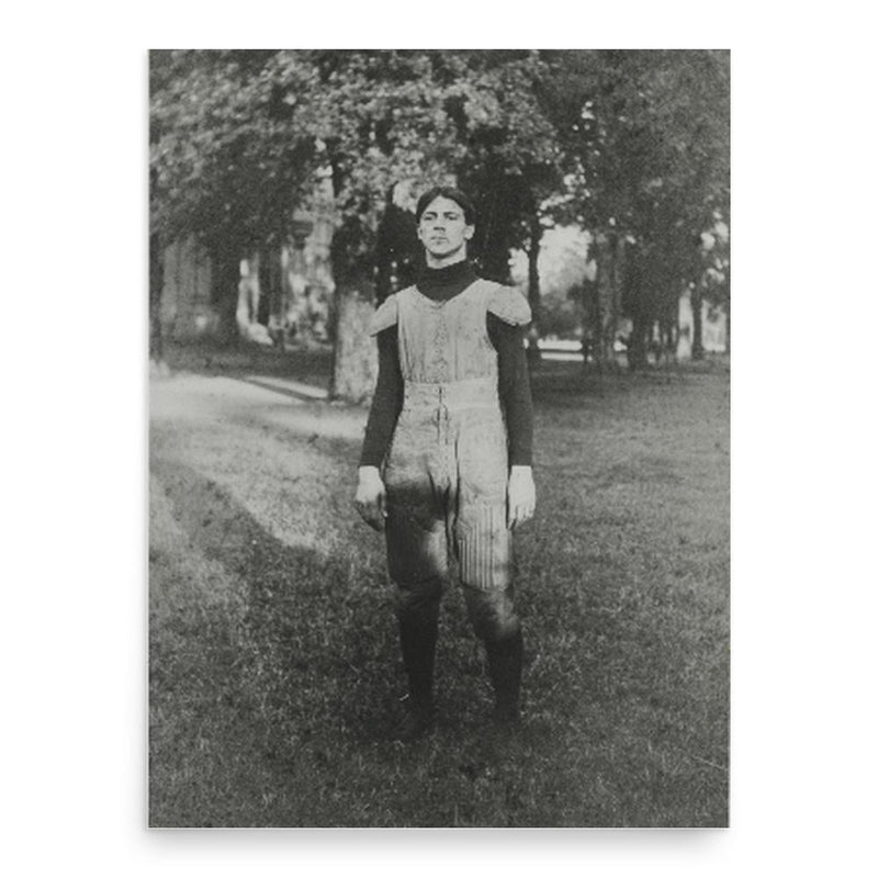 Auxford Burks poster print, in size 18x24 inches.