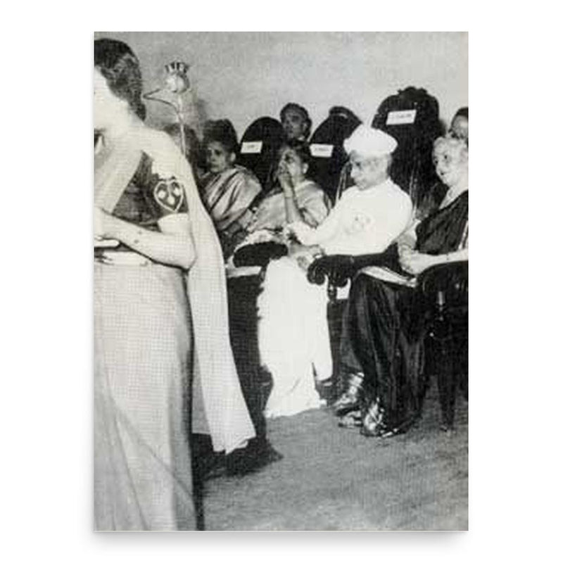 Avabai Bomanji Wadia poster print, in size 18x24 inches.