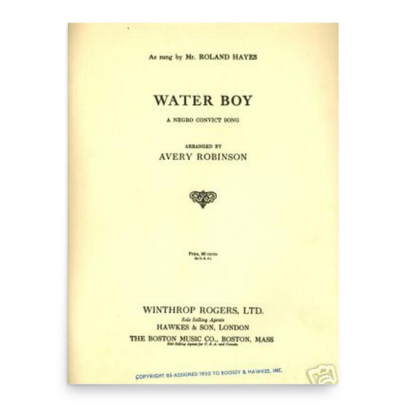 Avery Robinson poster print, in size 18x24 inches.