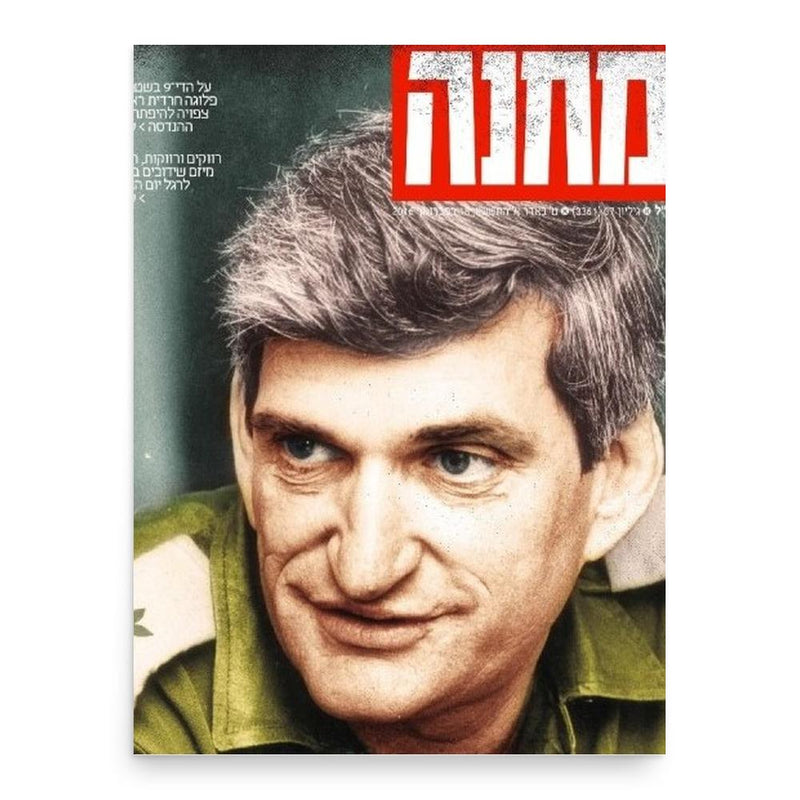 Avigdor Ben-Gal poster print, in size 18x24 inches.