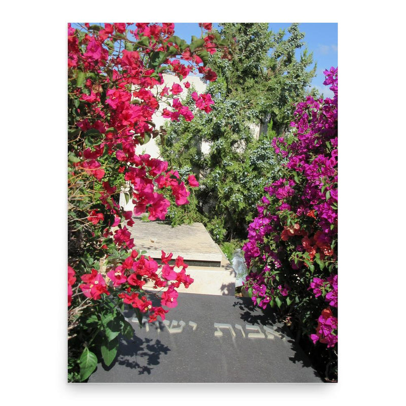 Avoth Yeshurun poster print, in size 18x24 inches.