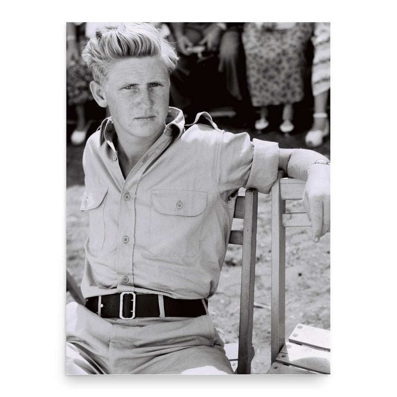 Avraham Avigdorov poster print, in size 18x24 inches.