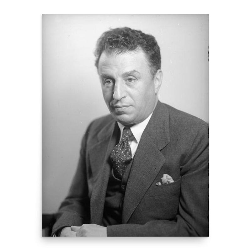 Avraham Granot poster print, in size 18x24 inches.